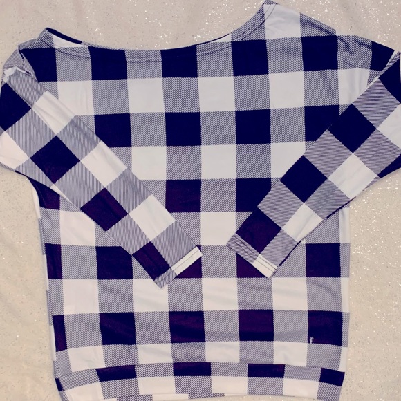 RESTOCKED! Black &White Buffalo Check Plaid Shirt - Picture 7 of 10